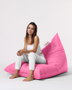 Atelier Del Sofa Pouf Grande Big Bed Rosa Exterior Impermeable Jardin 145x90x35cm